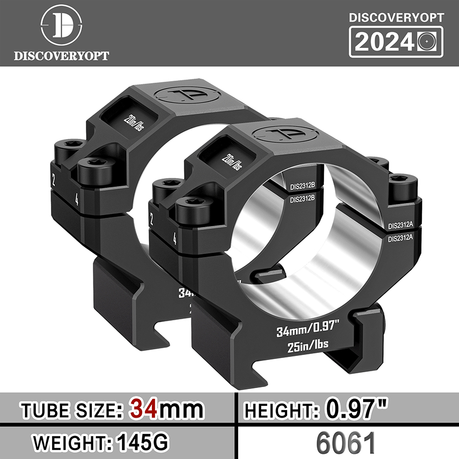 6061 Two Piece Scope Mounts
