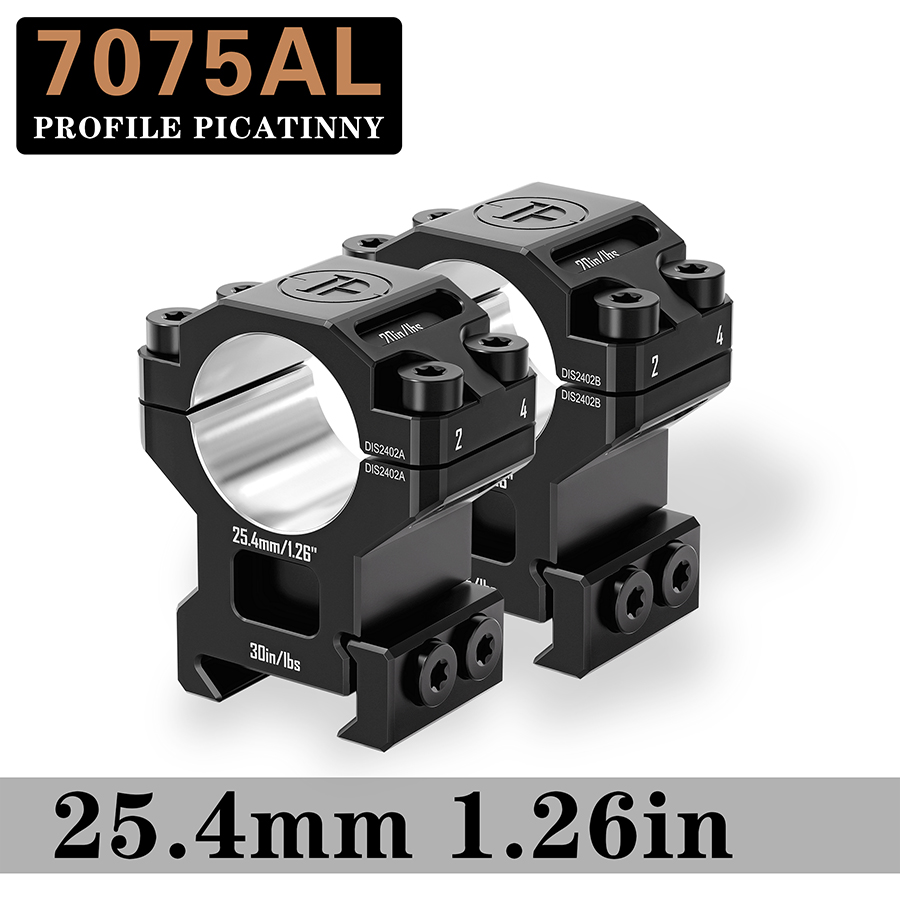 7075 Two Piece Scope Mounts