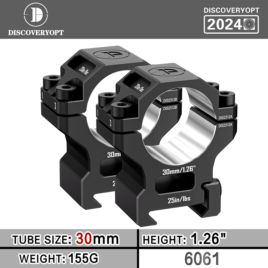 6061 Two Piece Scope Mounts
