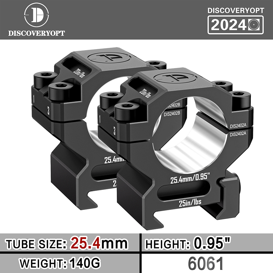 6061 Two Piece Scope Mounts