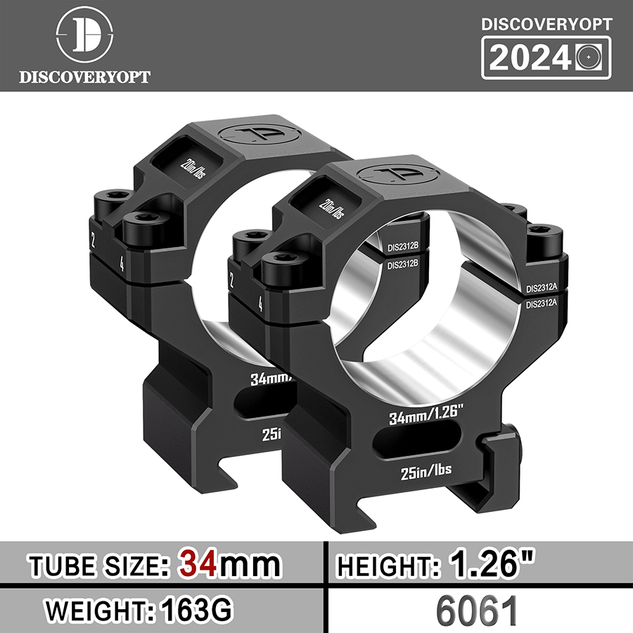 6061 Two Piece Scope Mounts