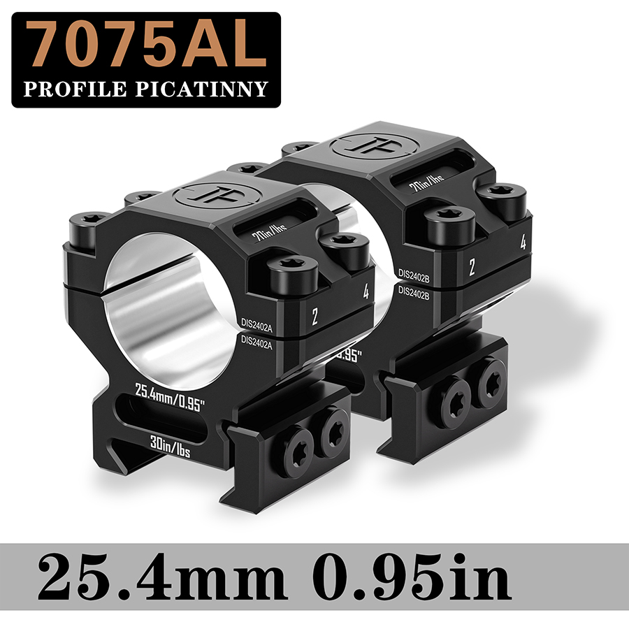 7075 Two Piece Scope Mounts