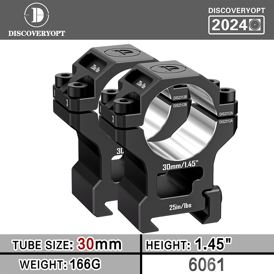 6061 Two Piece Scope Mounts