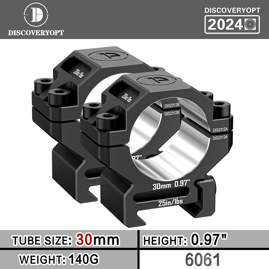 6061 Two Piece Scope Mounts